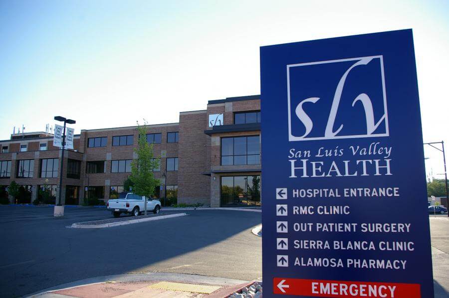 Entrance to San Luis Valley Hospital